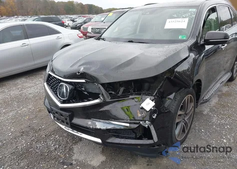2017 Acura Mdx Advance Entertainment Pkgs z USA, uszkodzony, nr VIN 5FRYD4H9XHB032791
